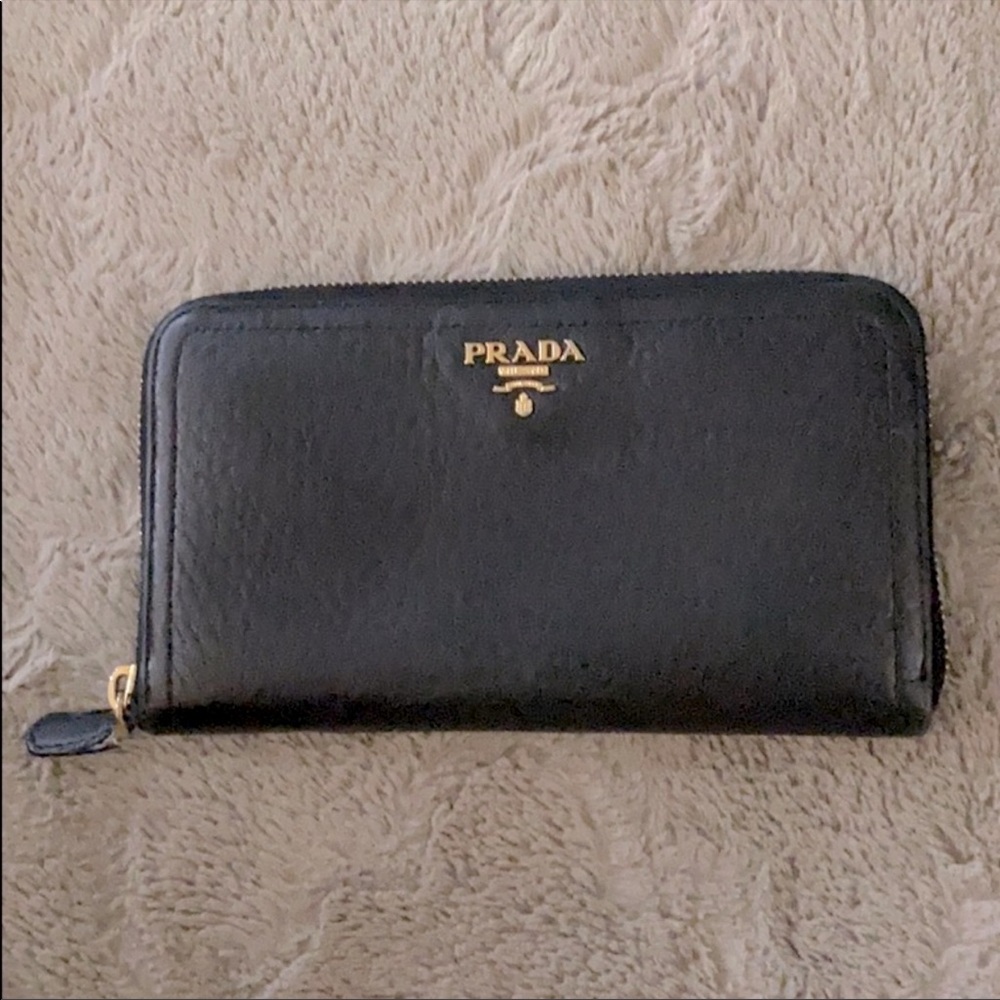 Prada Large Saffiano Wallet